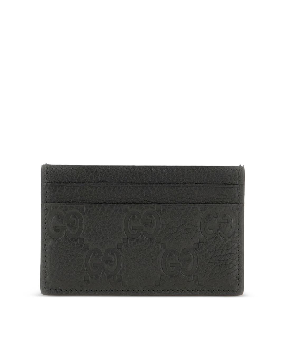 GUCCI Черный кожаный кардхолдер, фото 3