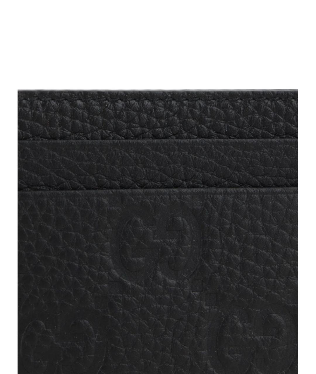 GUCCI Черный кожаный кардхолдер, фото 2