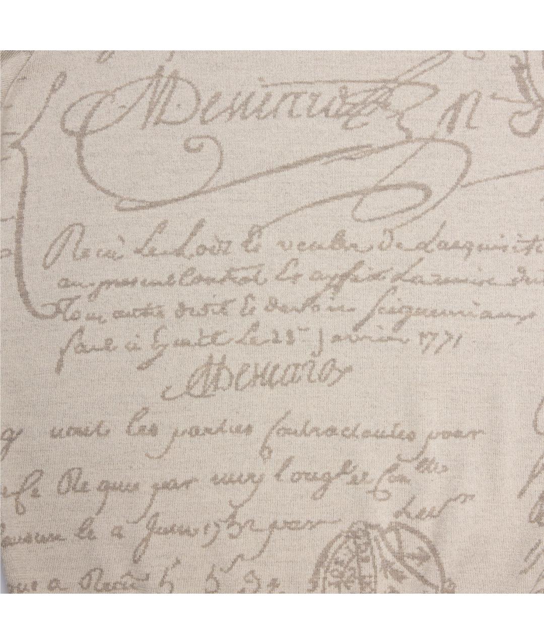 BERLUTI Бежевый кашемировый джемпер / свитер, фото 2