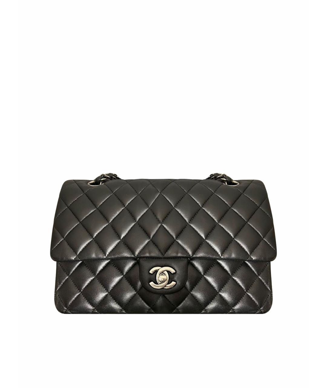CHANEL Черная кожаная сумка через плечо, фото 1