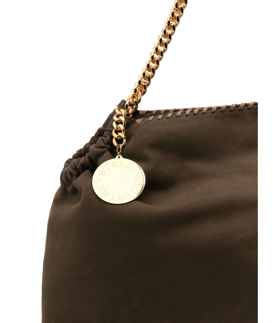 STELLA MCCARTNEY Коричневая сумка тоут из искусственной кожи, фото 3