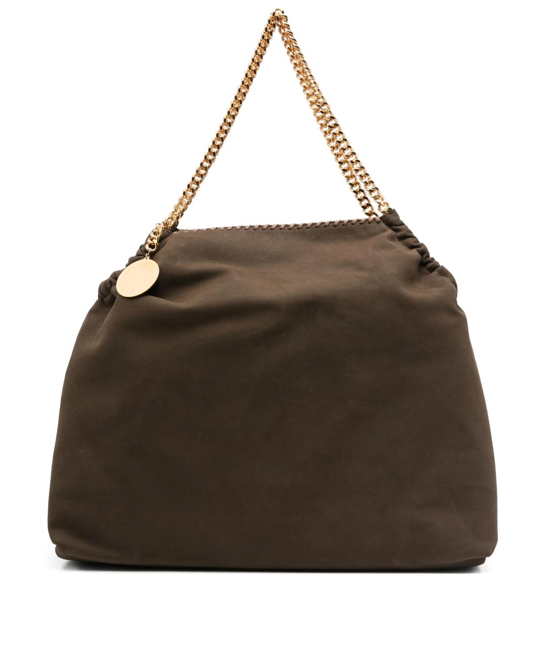 STELLA MCCARTNEY Коричневая сумка тоут из искусственной кожи, фото 1