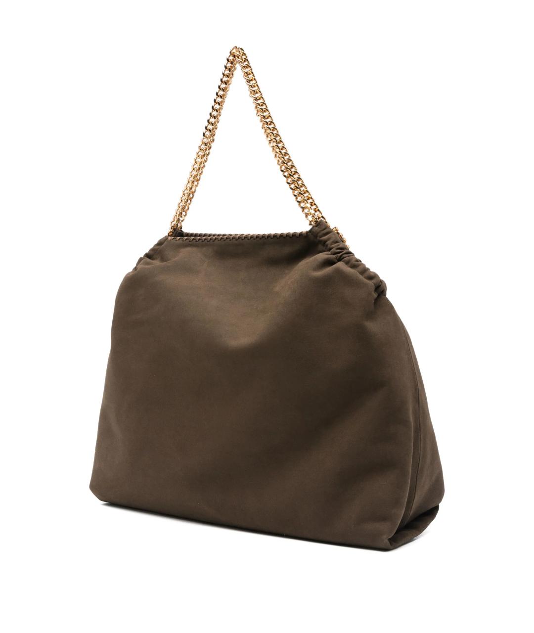 STELLA MCCARTNEY Коричневая сумка тоут из искусственной кожи, фото 2