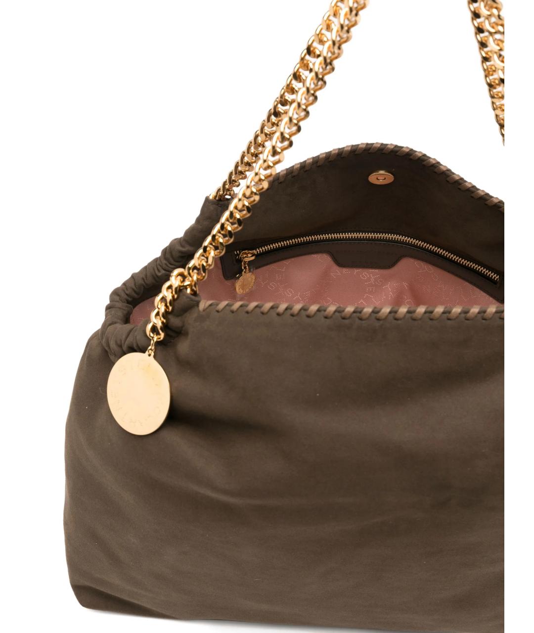 STELLA MCCARTNEY Коричневая сумка тоут из искусственной кожи, фото 4