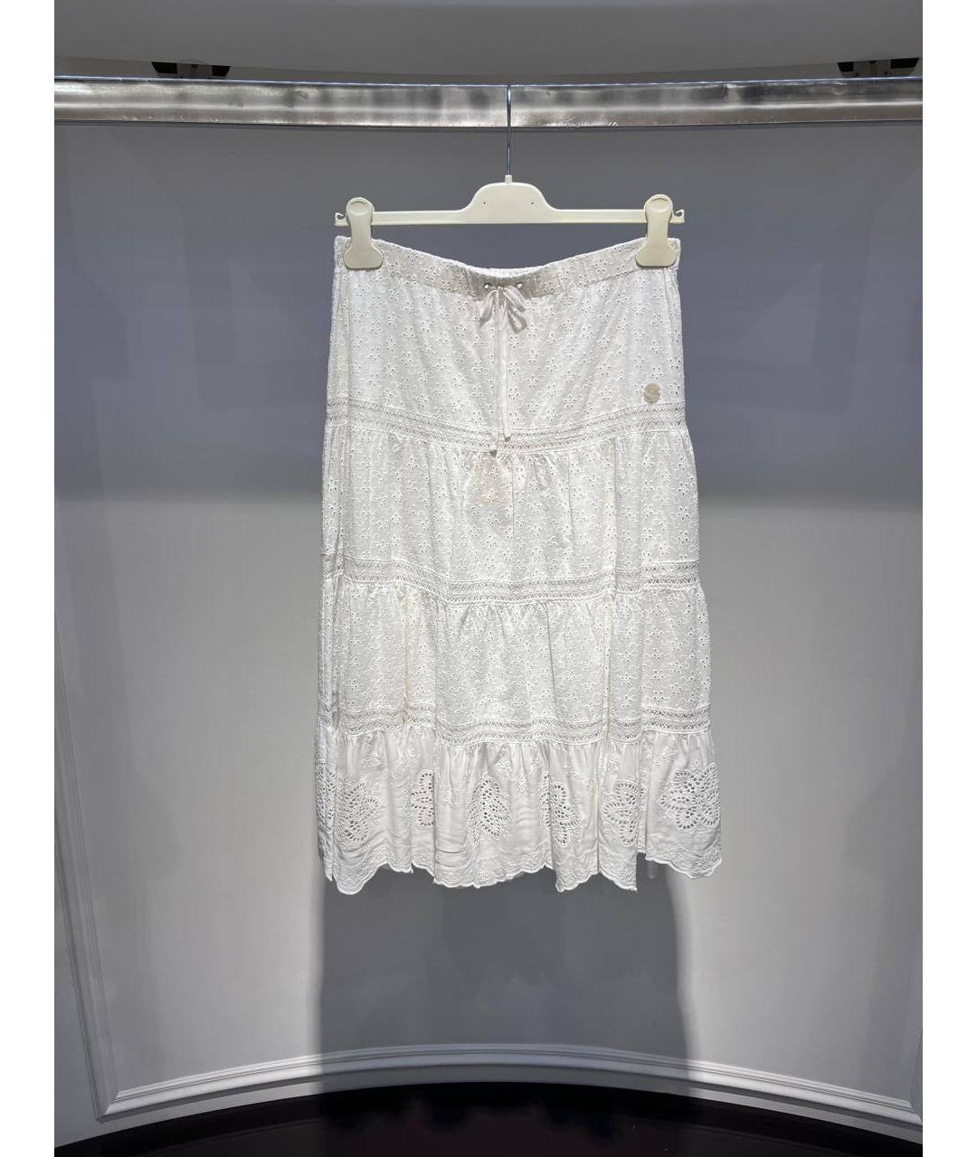 LIU JO Белая хлопковая юбка, фото 4