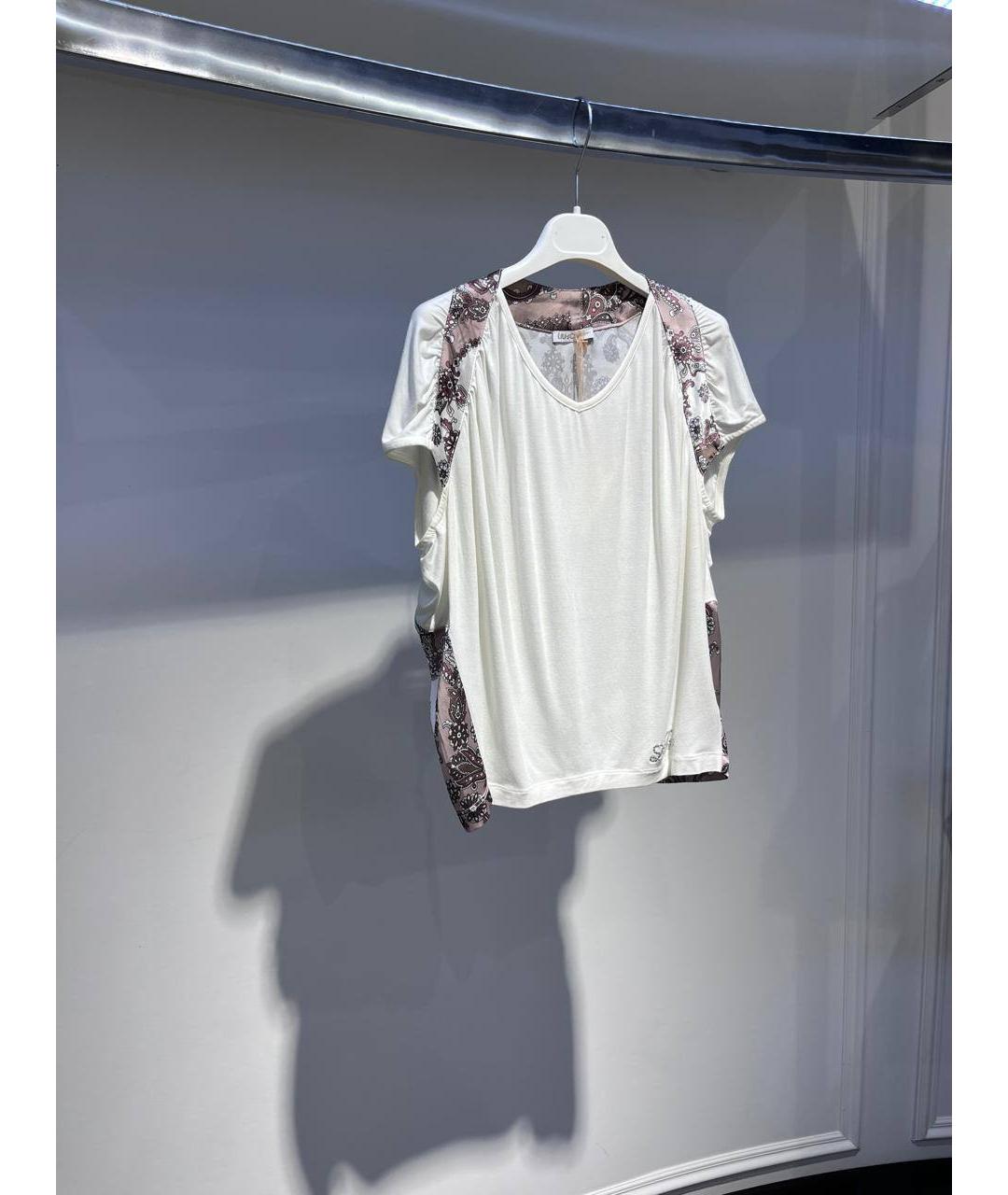 LIU JO Белая вискозная рубашка/блузка, фото 2