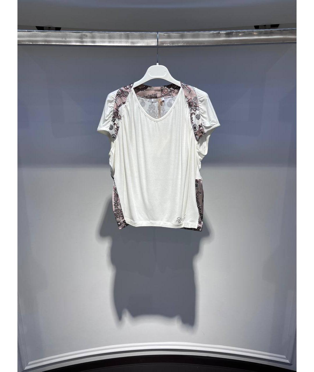 LIU JO Белая вискозная рубашка/блузка, фото 4