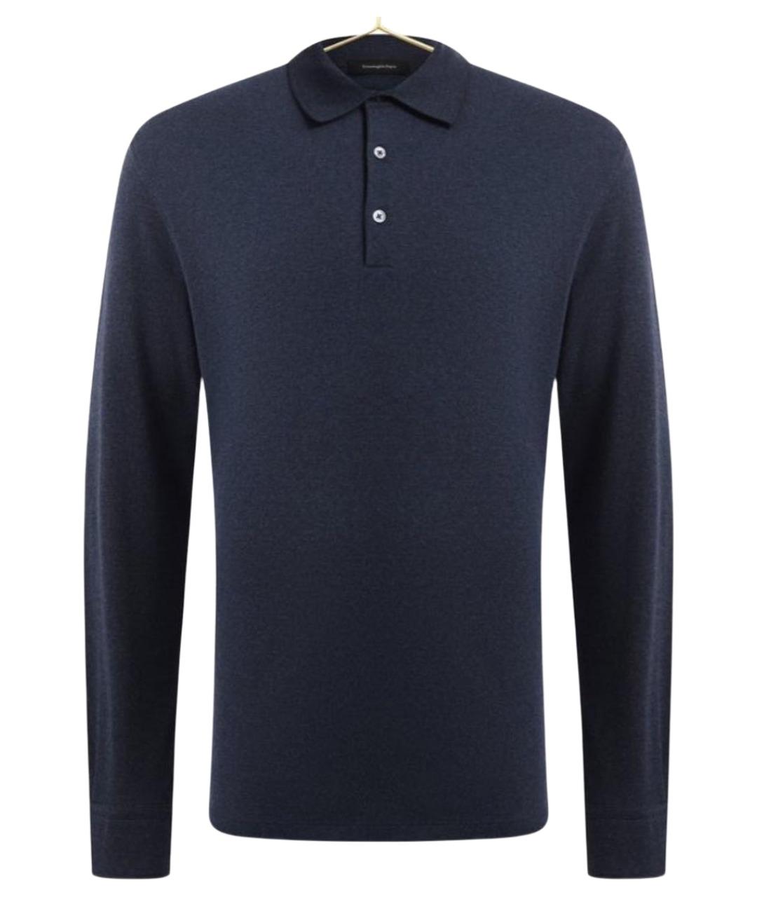 ERMENEGILDO ZEGNA XXX Темно-синий хлопковый джемпер / свитер, фото 1