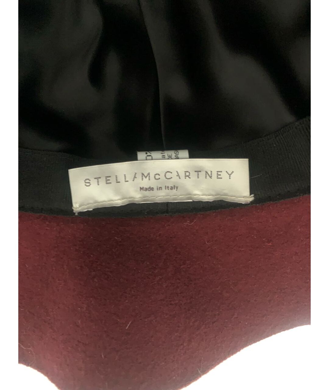 STELLA MCCARTNEY Бордовая шерстяная шляпа, фото 3