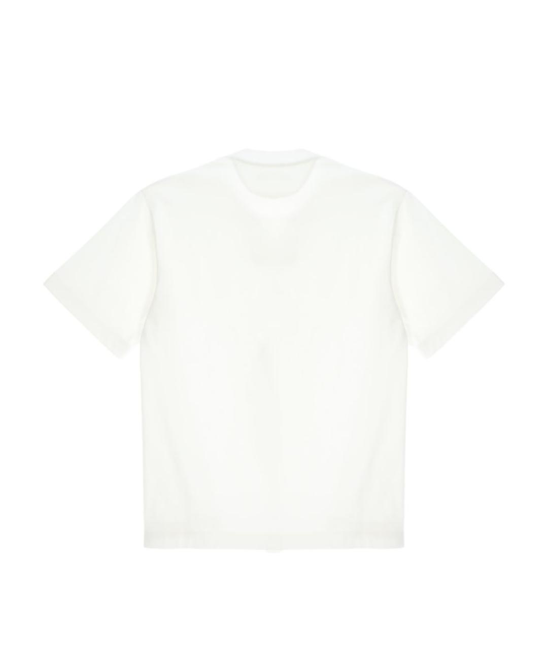 Carven Белая хлопковая футболка, фото 3