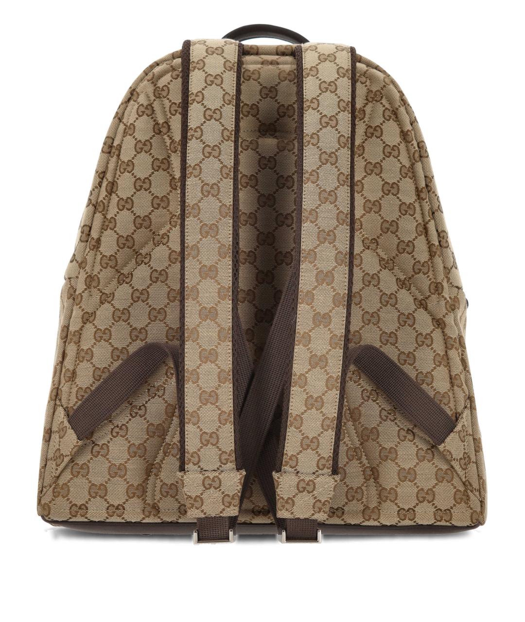 GUCCI Бежевый тканевый рюкзак, фото 3
