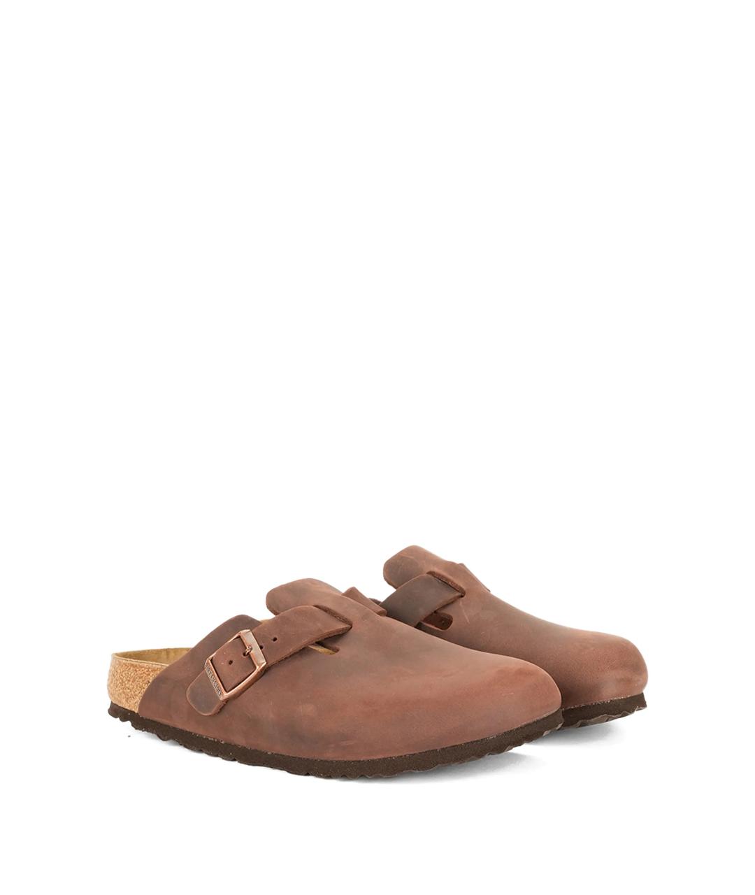 BIRKENSTOCK Коричневые замшевые сандалии, фото 2