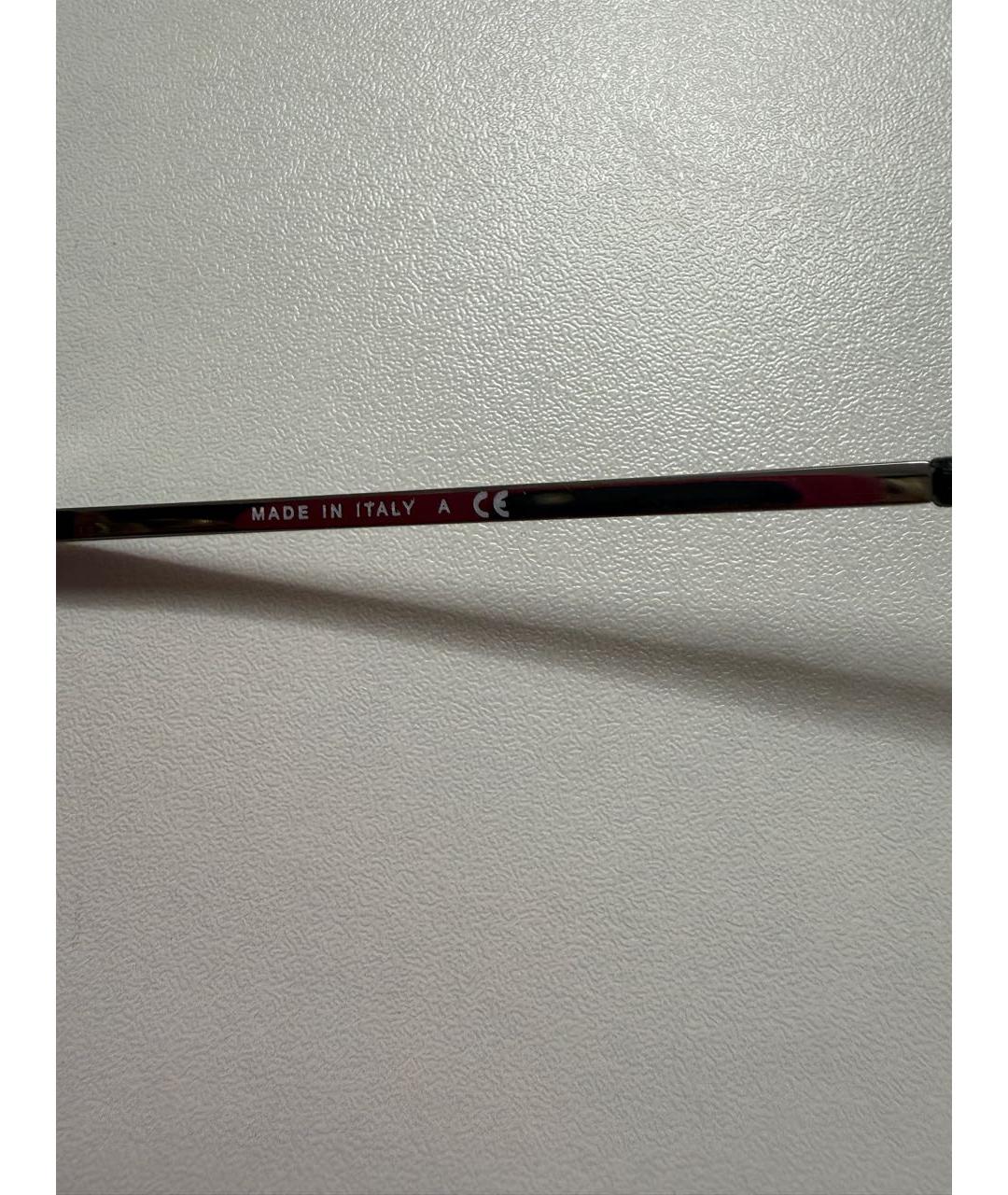 CHANEL Коричневые металлические солнцезащитные очки, фото 6