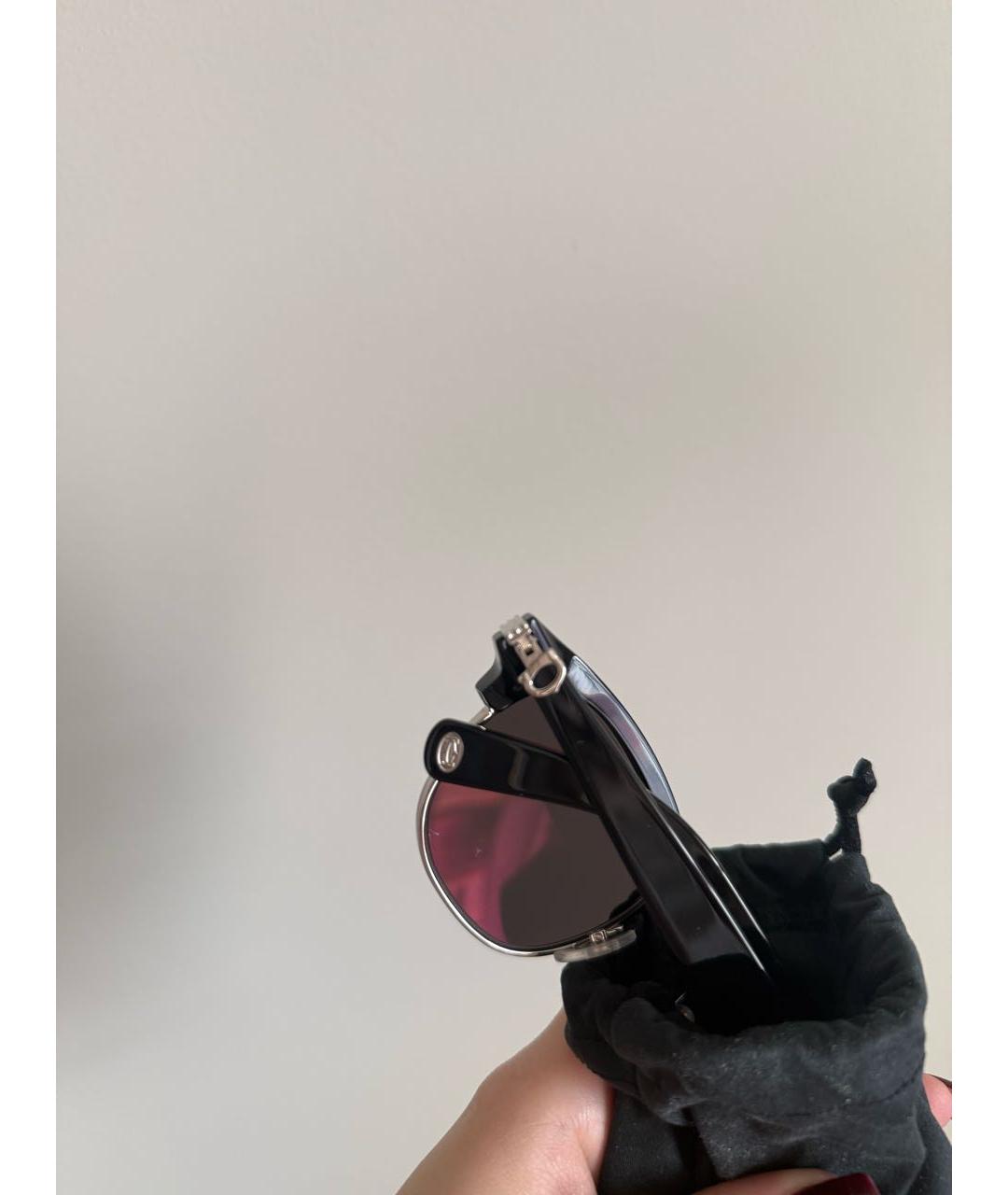 CARTIER Черные пластиковые солнцезащитные очки, фото 3