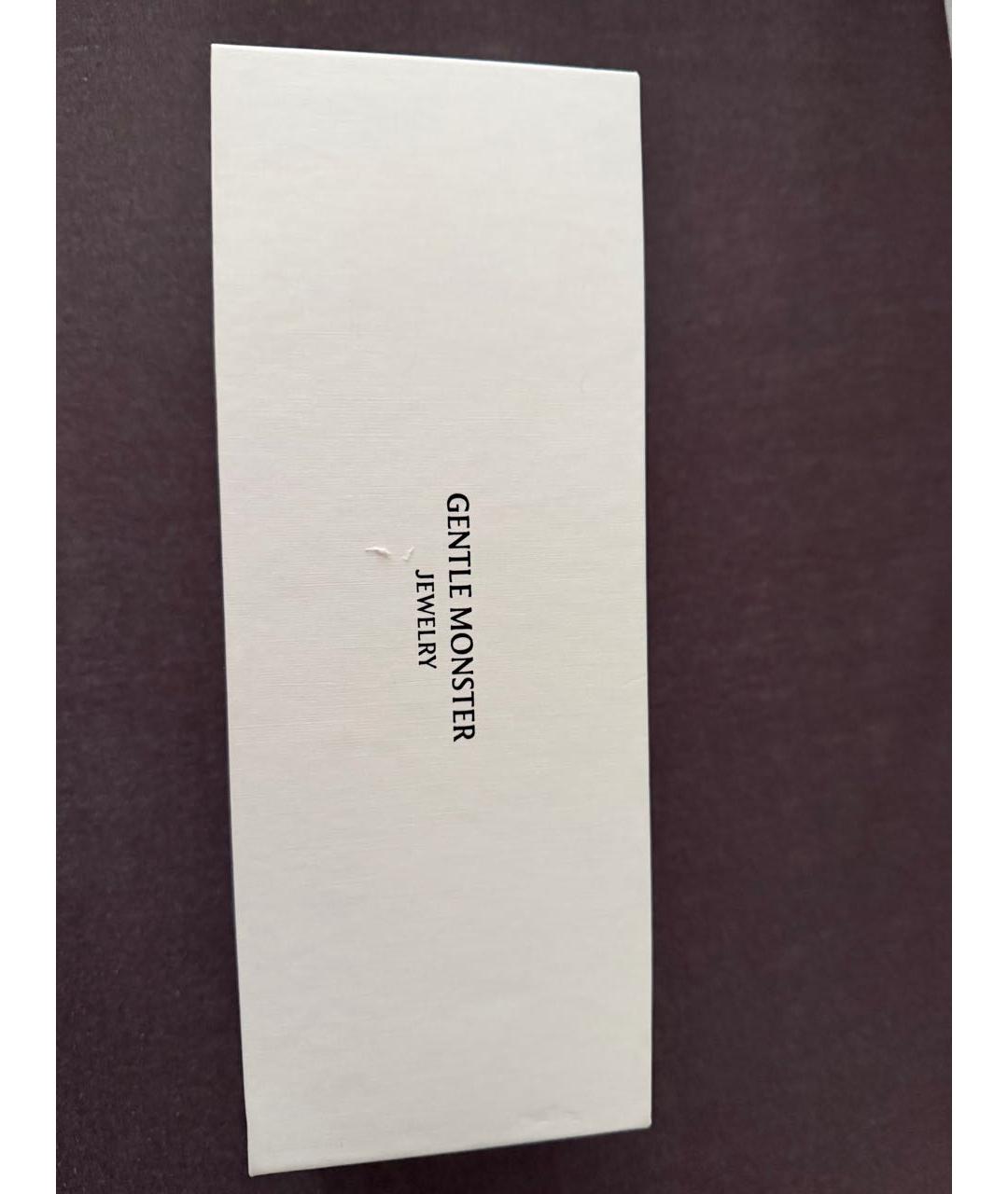 GENTLE MONSTER Серебряные металлические солнцезащитные очки, фото 4