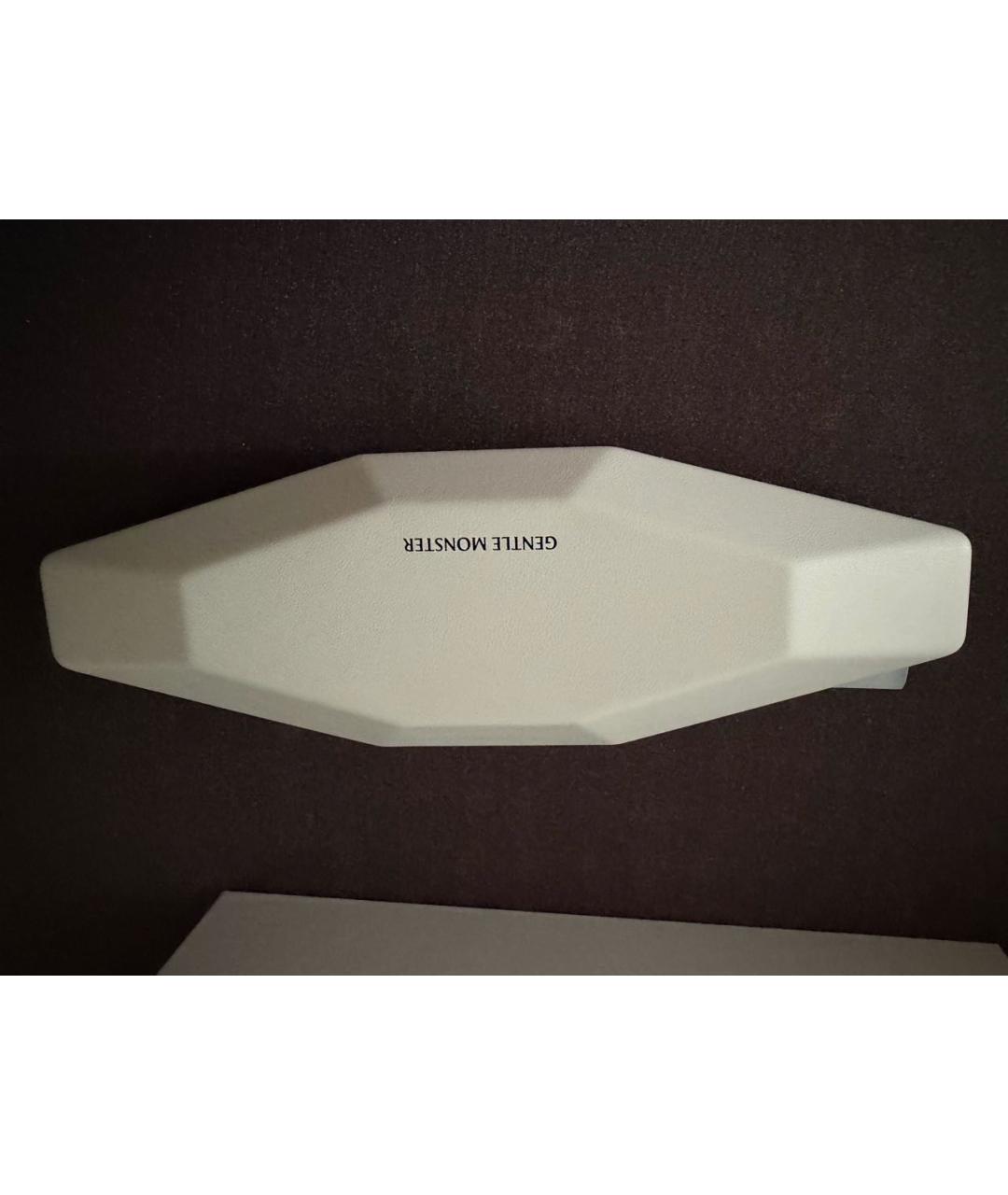 GENTLE MONSTER Серебряные металлические солнцезащитные очки, фото 3