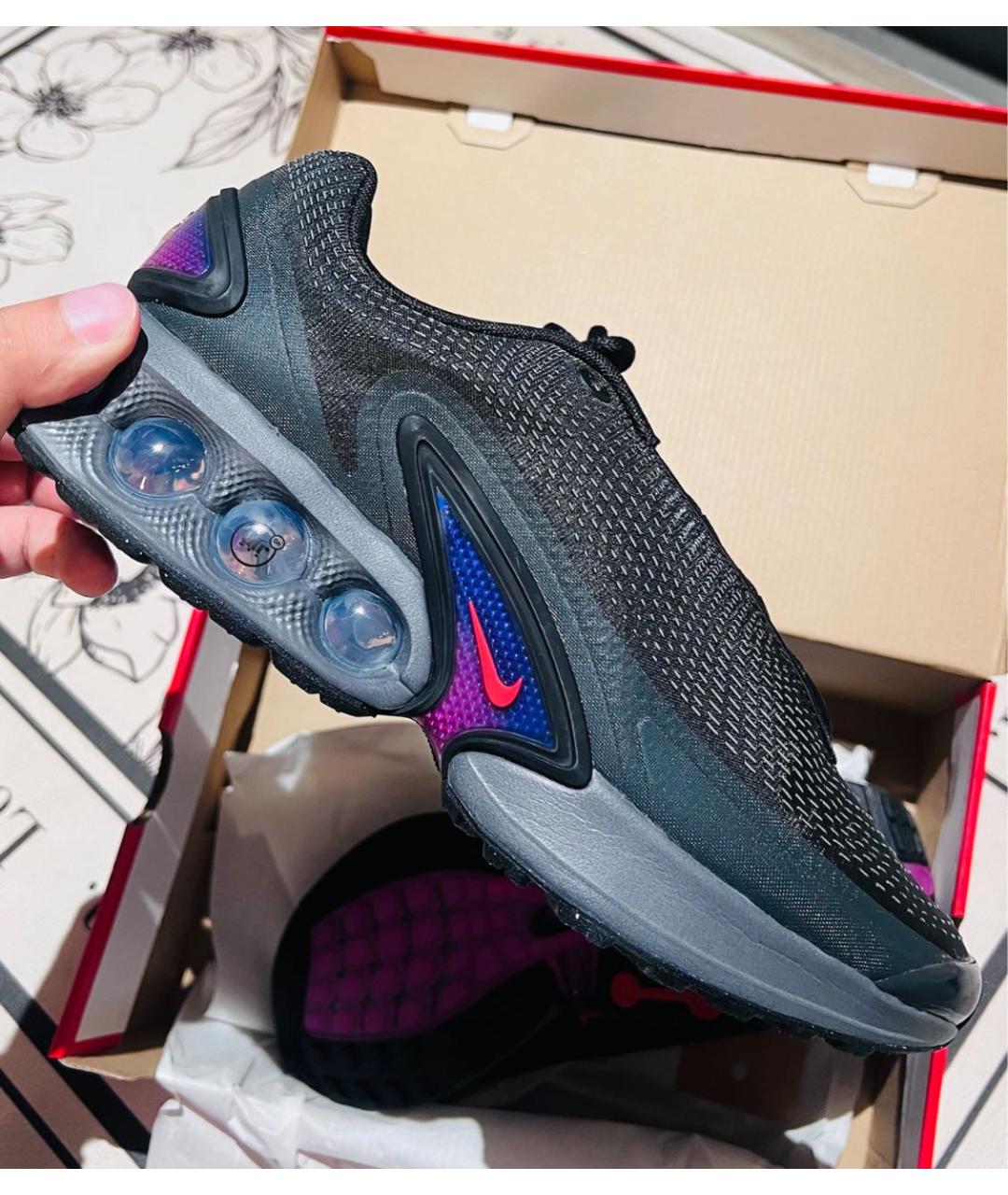 NIKE Черные низкие кроссовки / кеды, фото 5