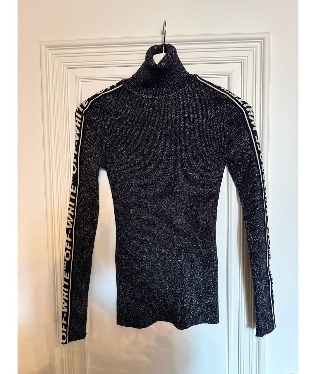 OFF-WHITE Черный вискозный костюм с брюками, фото 5