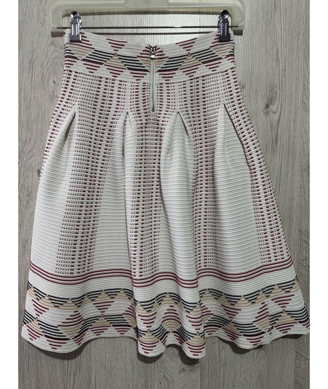 MAJE Белая вискозная юбка миди, фото 2