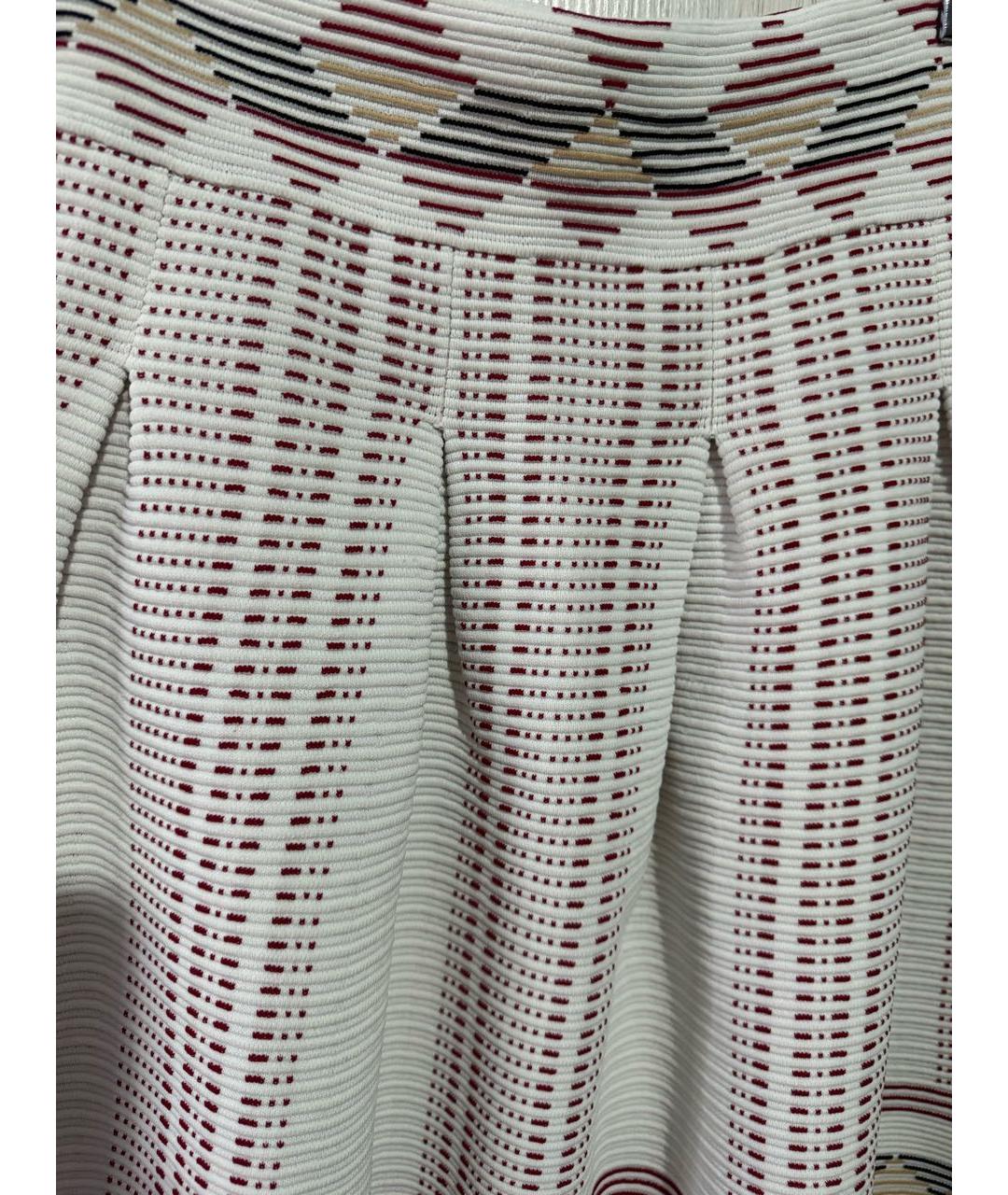 MAJE Белая вискозная юбка миди, фото 5