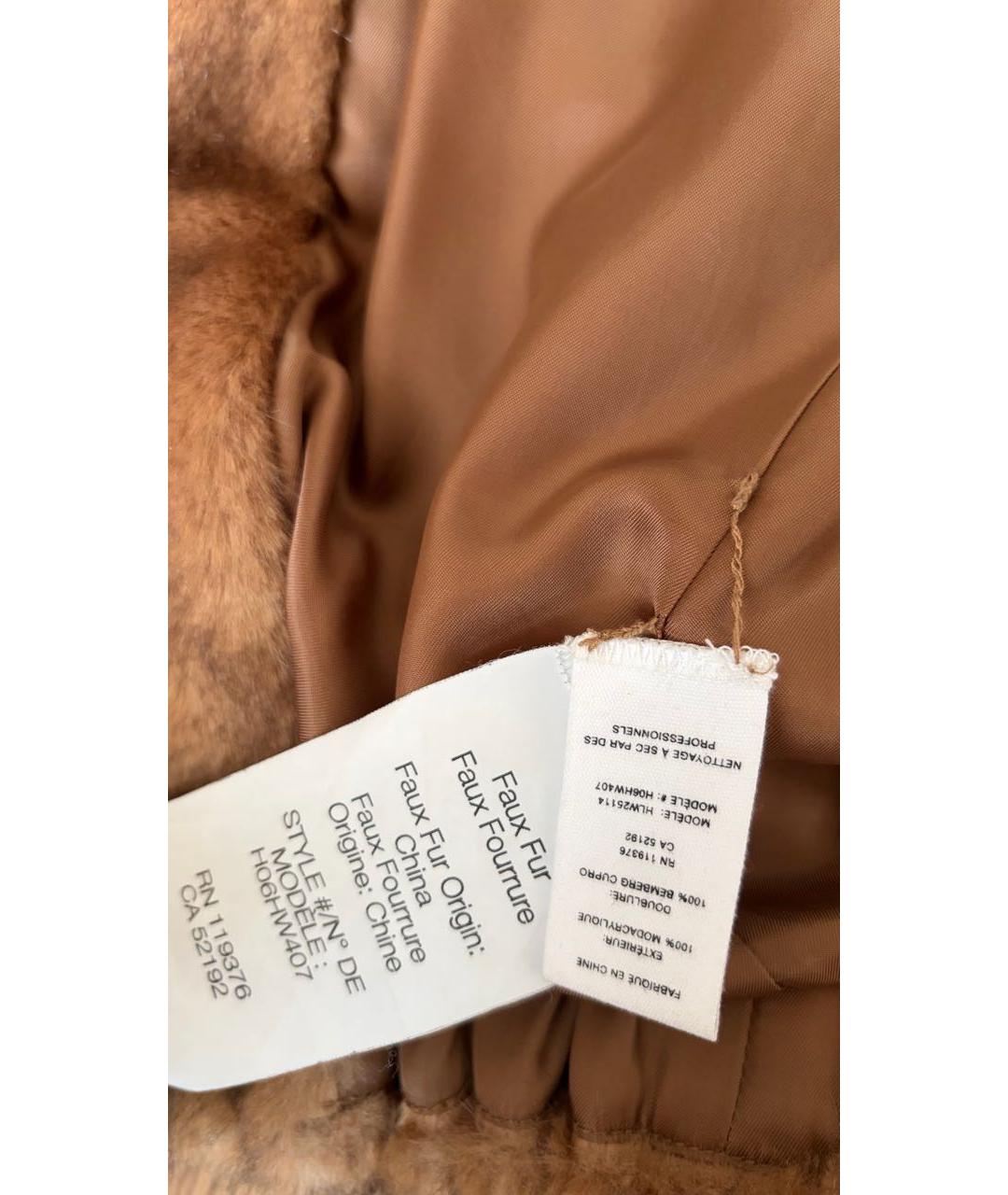 HELMUT LANG Коричневая шуба, фото 4