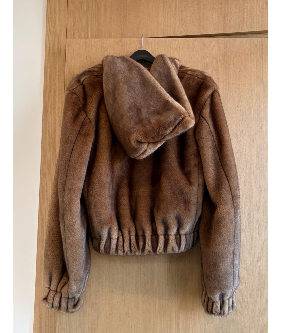 HELMUT LANG Коричневая шуба, фото 2