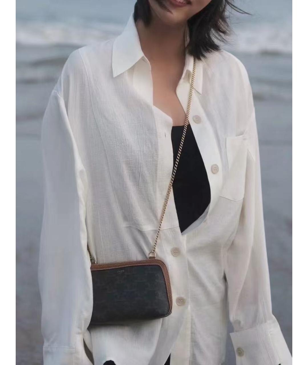 CELINE Коричневая сумка через плечо, фото 8