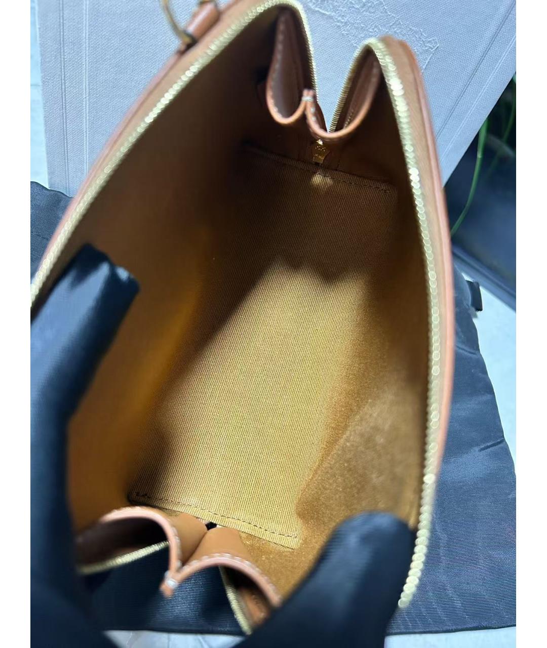 CELINE Коричневая сумка через плечо, фото 5