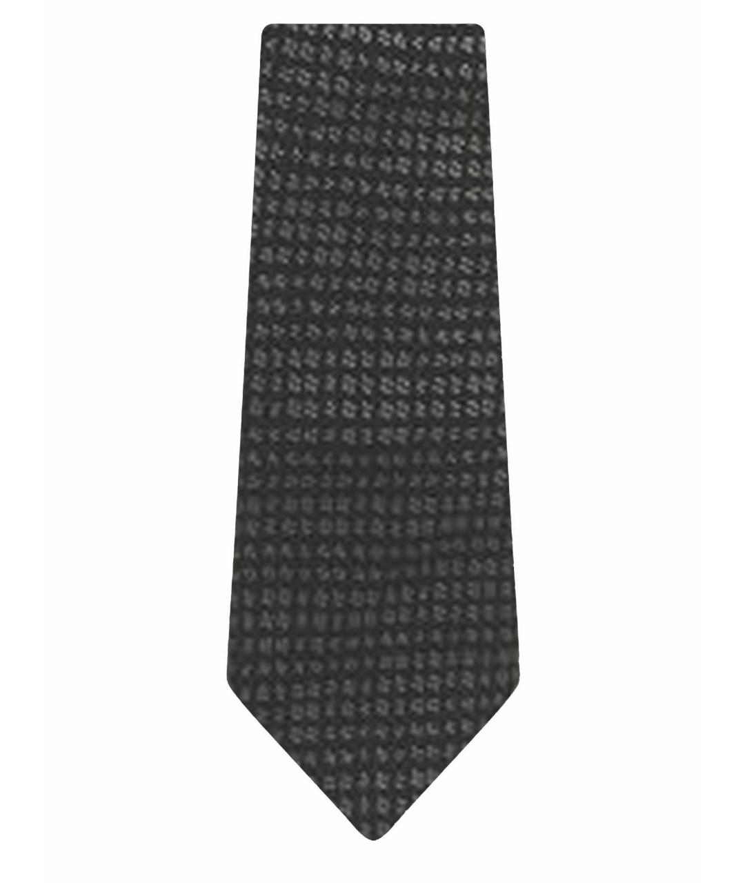 TOM FORD Серый шелковый галстук, фото 1