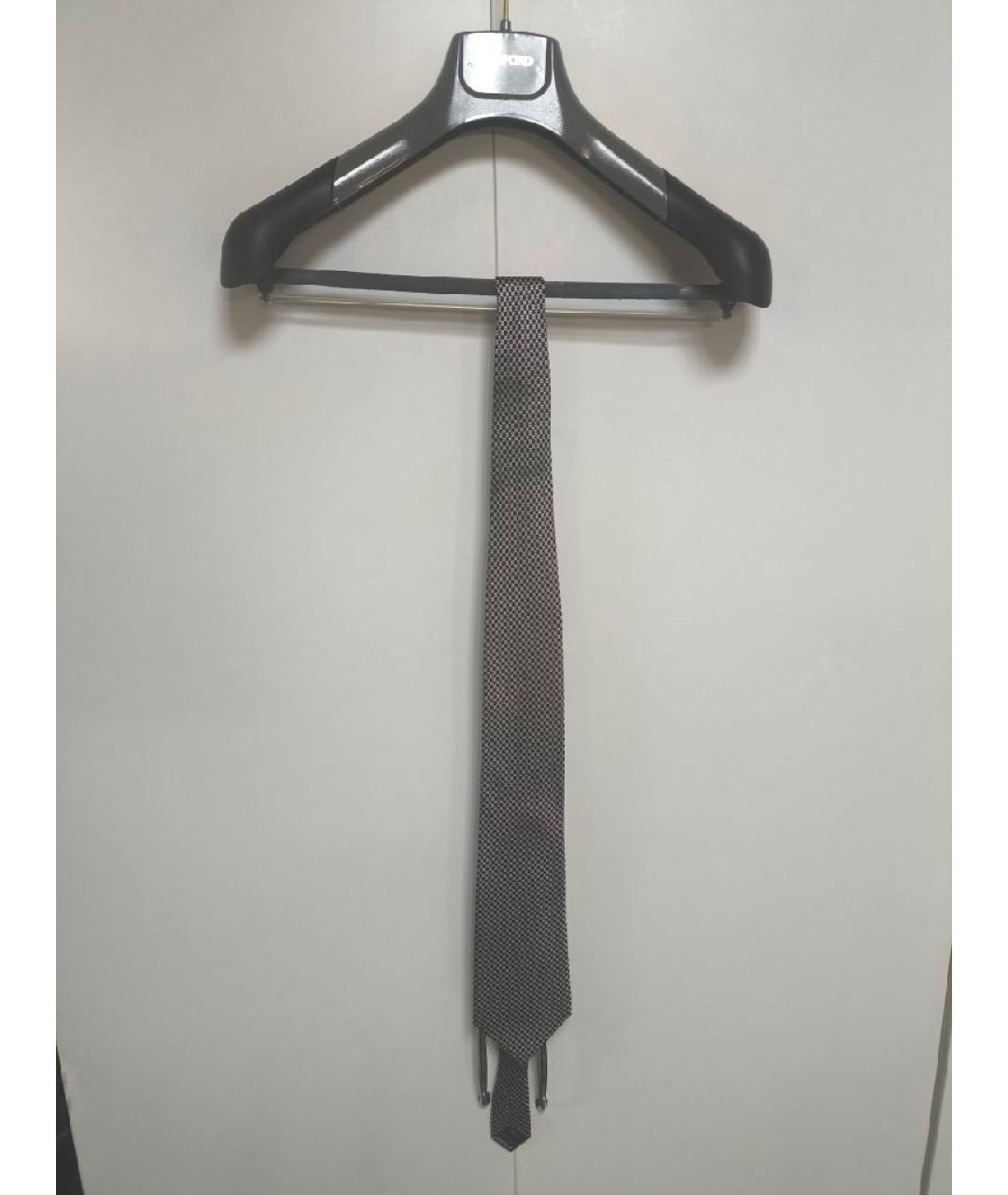TOM FORD Серебрянный шелковый галстук, фото 3