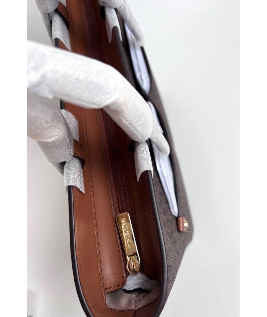 MICHAEL MICHAEL KORS Коричневая сумка тоут, фото 4