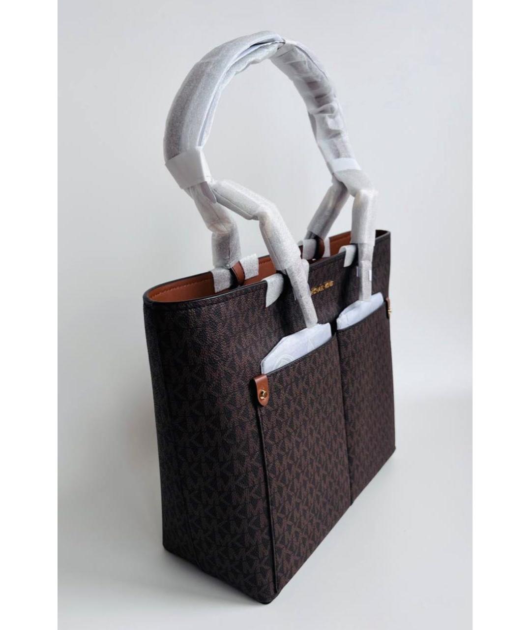 MICHAEL MICHAEL KORS Коричневая сумка тоут, фото 3