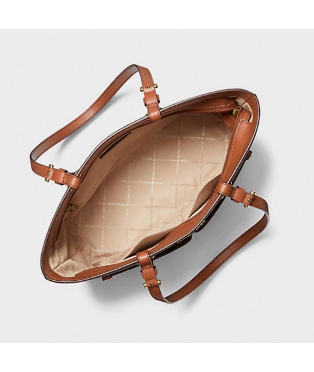 MICHAEL MICHAEL KORS Коричневая сумка тоут, фото 2