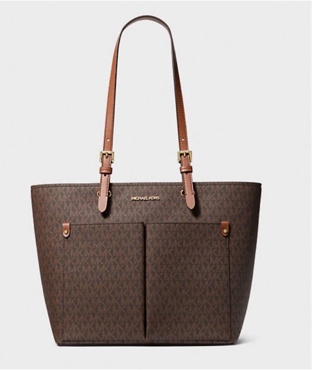 MICHAEL MICHAEL KORS Коричневая сумка тоут, фото 9