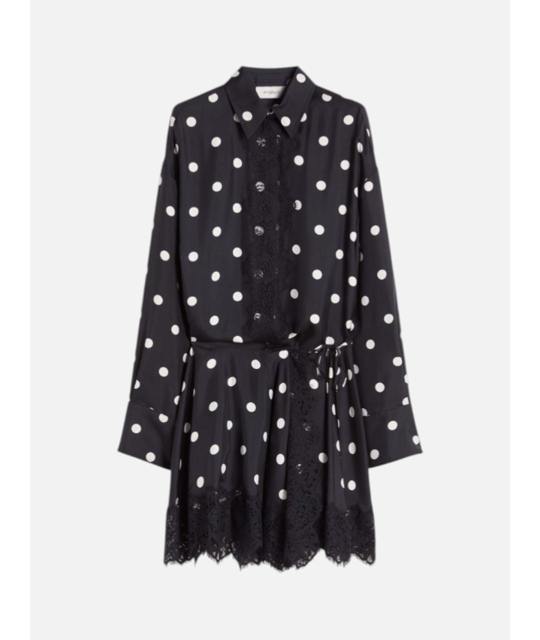 SPORTMAX Мульти шелковое повседневное платье, фото 5