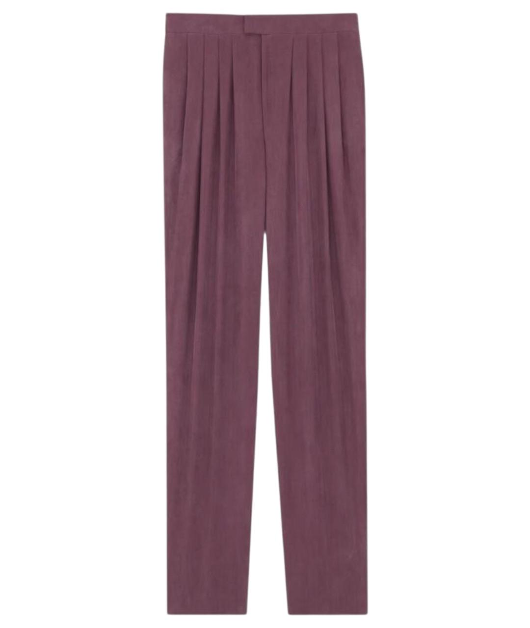 SAINT LAURENT Шелковые прямые брюки, фото 1