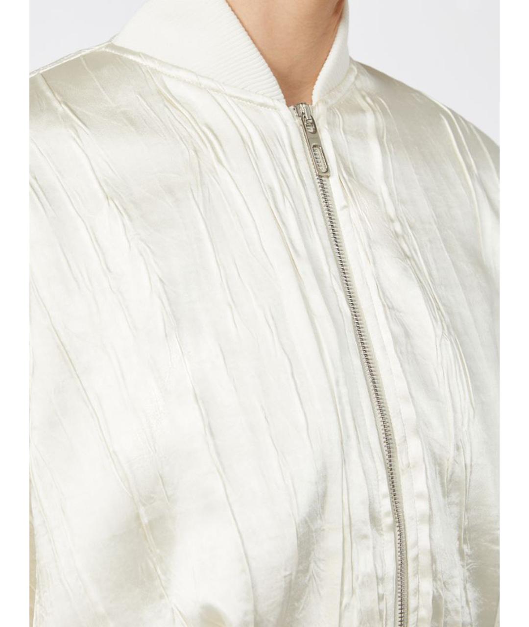 SPORTMAX Бежевая полиэстеровая куртка, фото 5