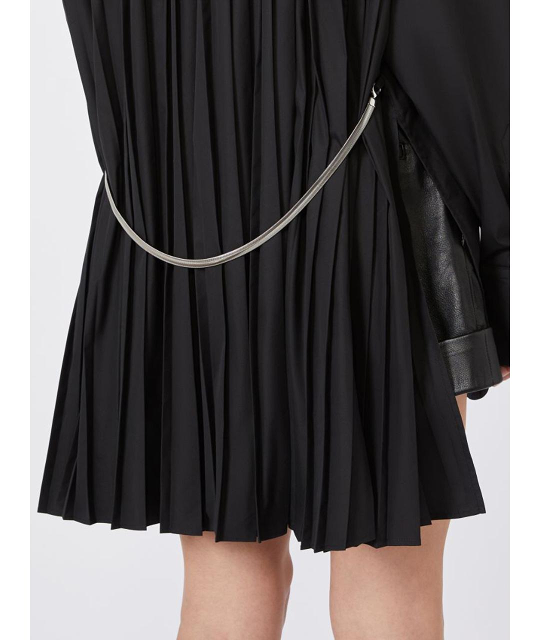 SPORTMAX Черная хлопковая рубашка, фото 5