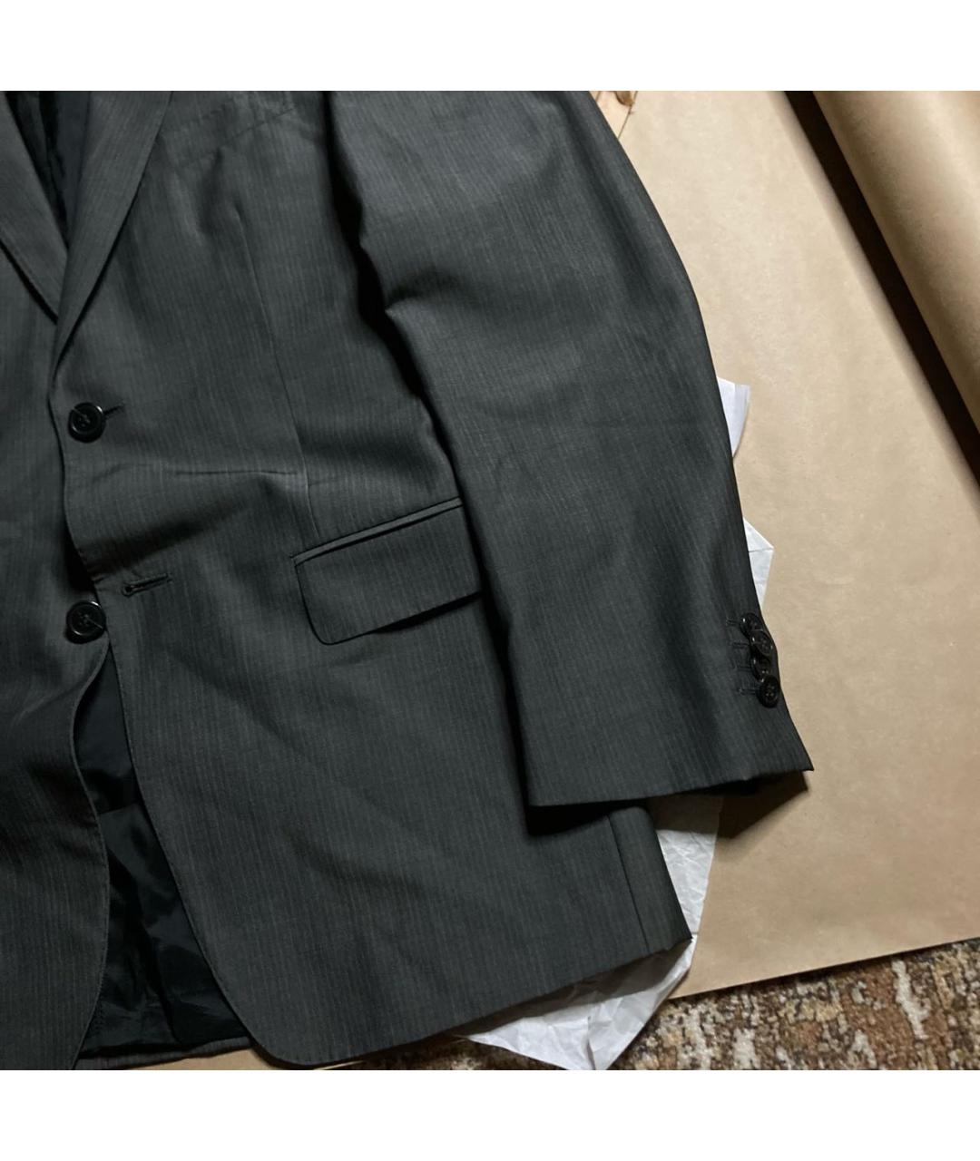ZZEGNA Антрацитовый шерстяной пиджак, фото 4