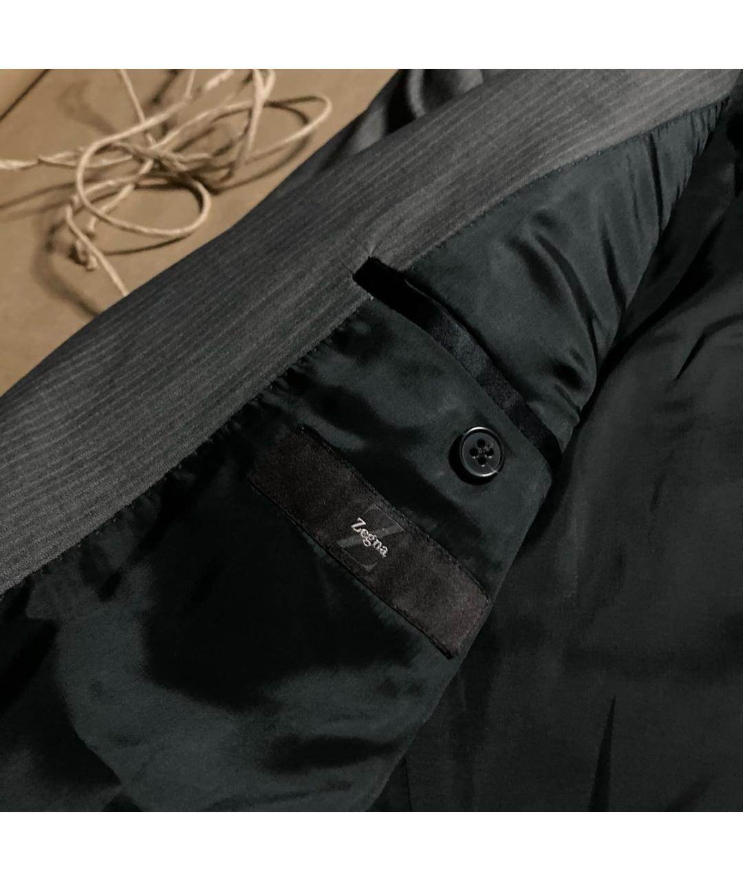 ZZEGNA Антрацитовый шерстяной пиджак, фото 6