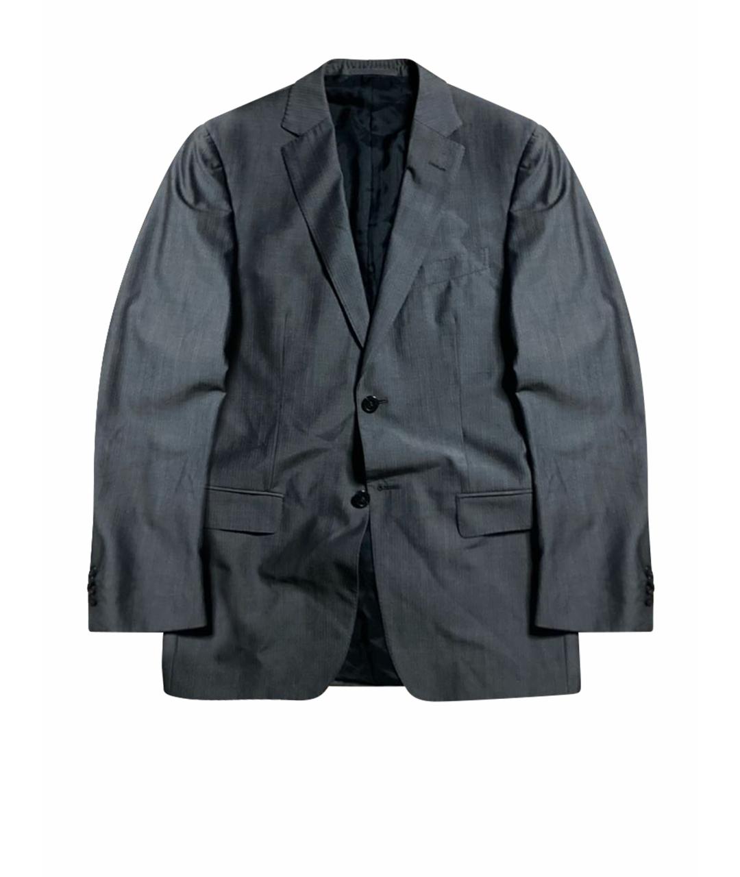 ZZEGNA Антрацитовый шерстяной пиджак, фото 9