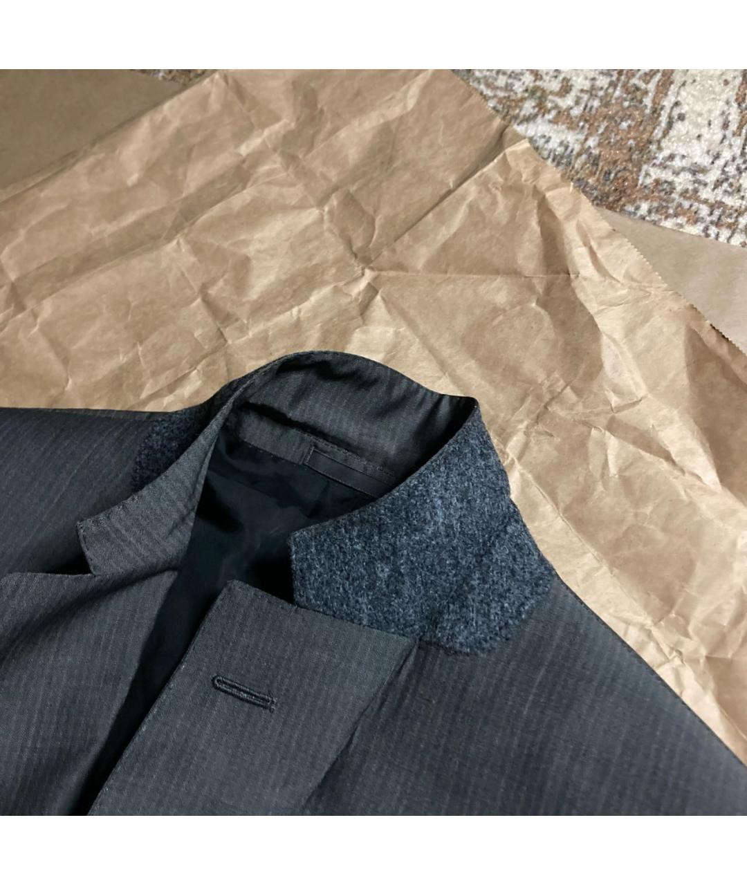 ZZEGNA Антрацитовый шерстяной пиджак, фото 8