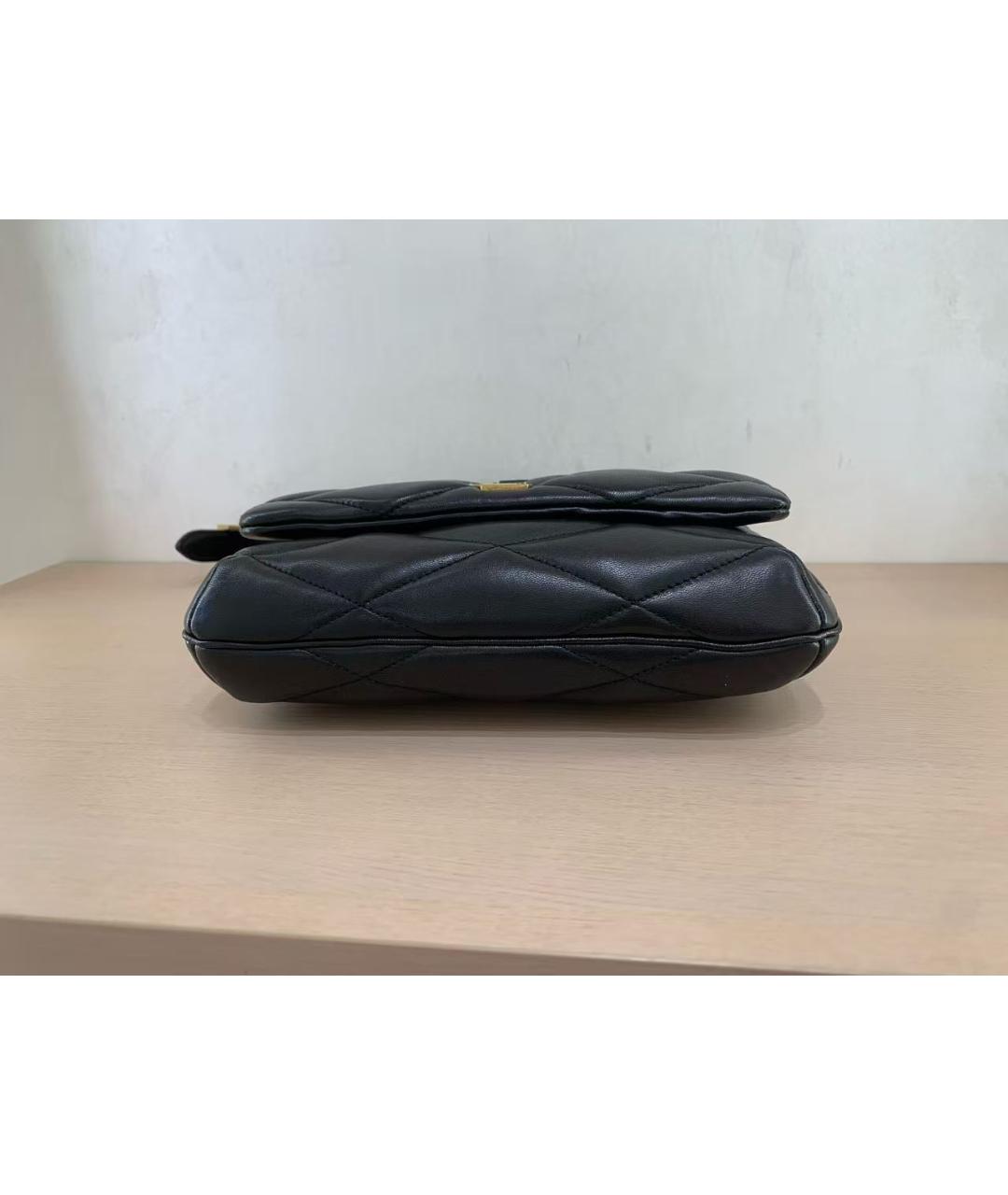 SAINT LAURENT Черная кожаная сумка через плечо, фото 6