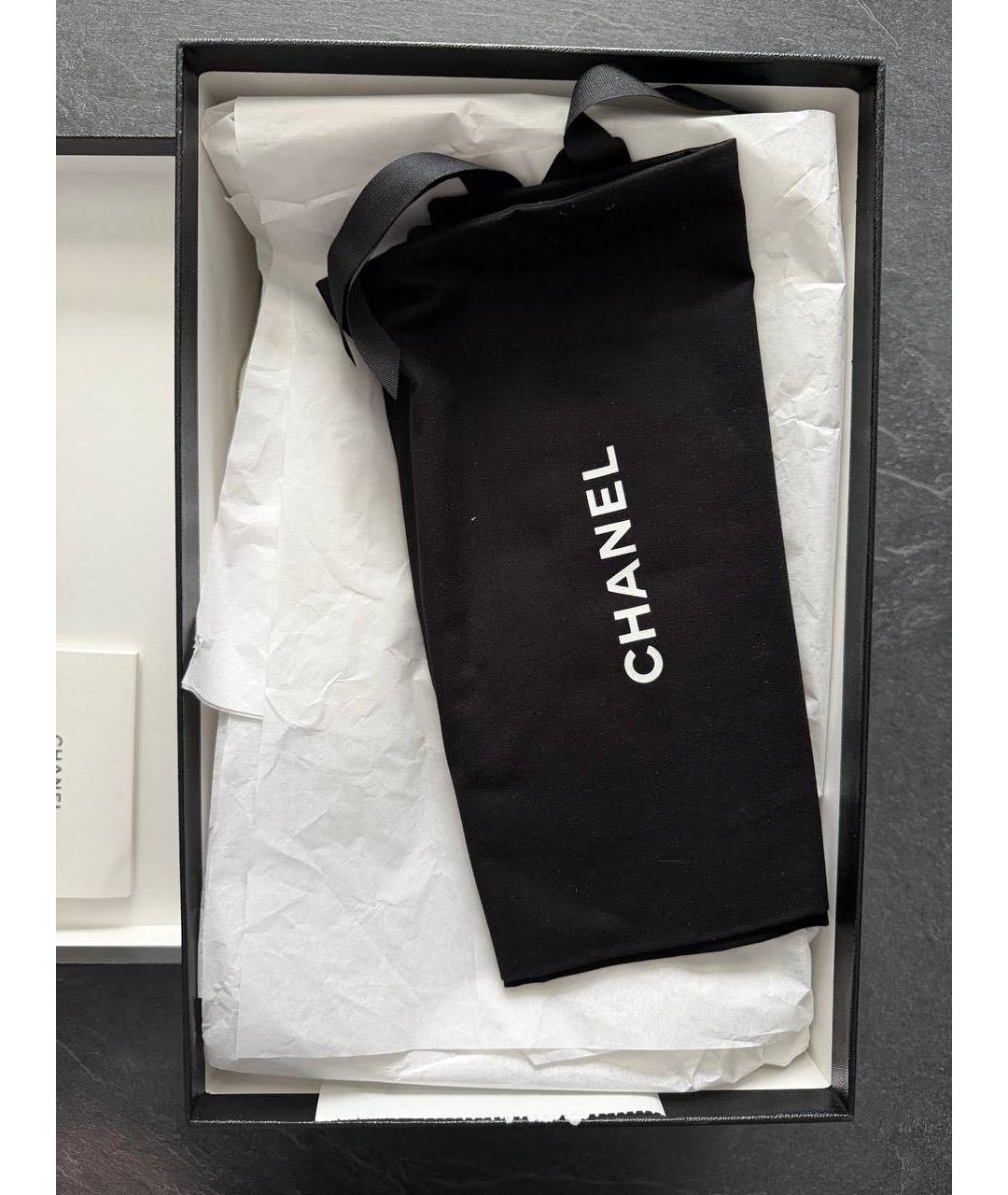 CHANEL Белые кожаные кеды, фото 5