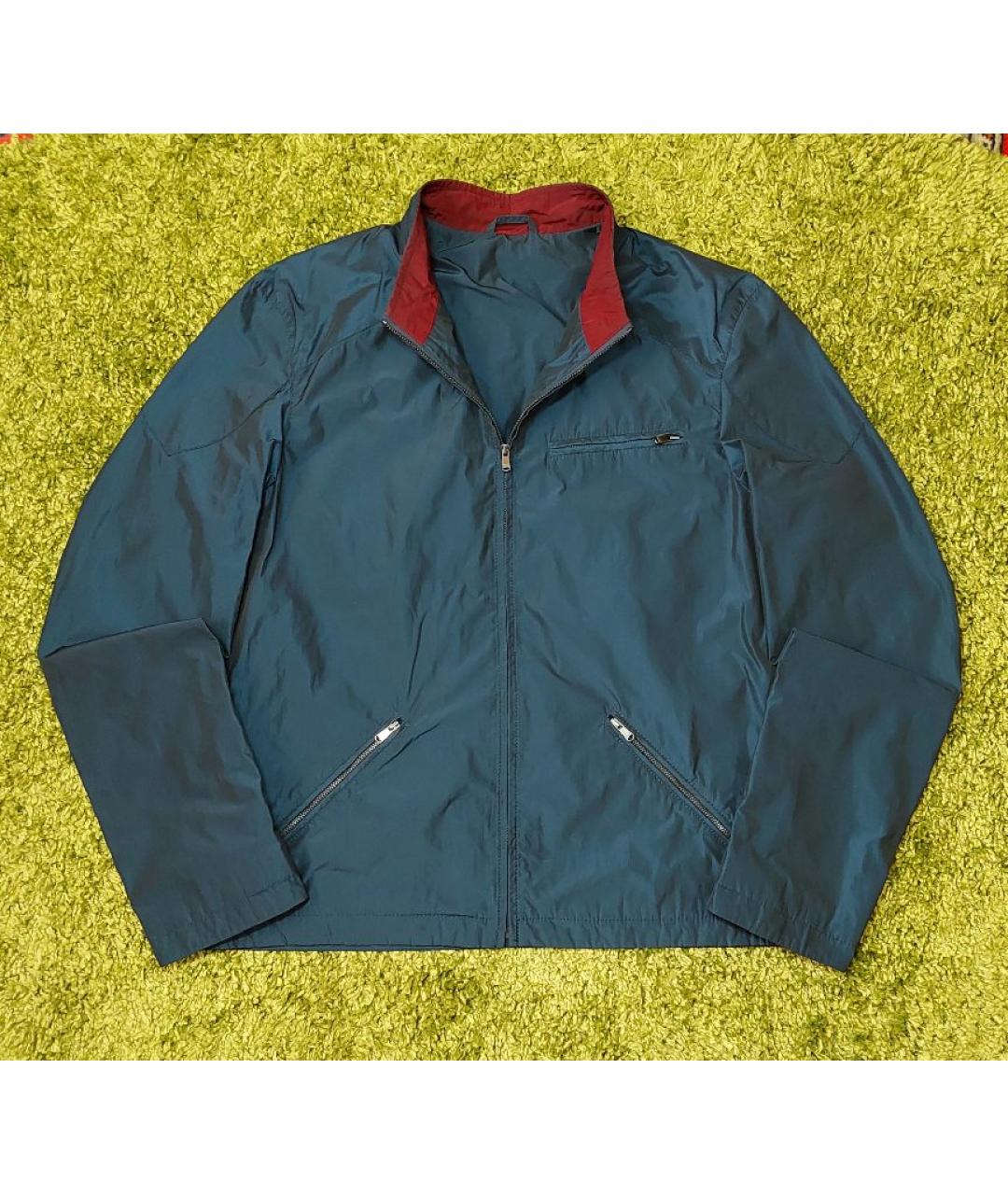 HUGO BOSS Синяя полиэстеровая куртка, фото 9