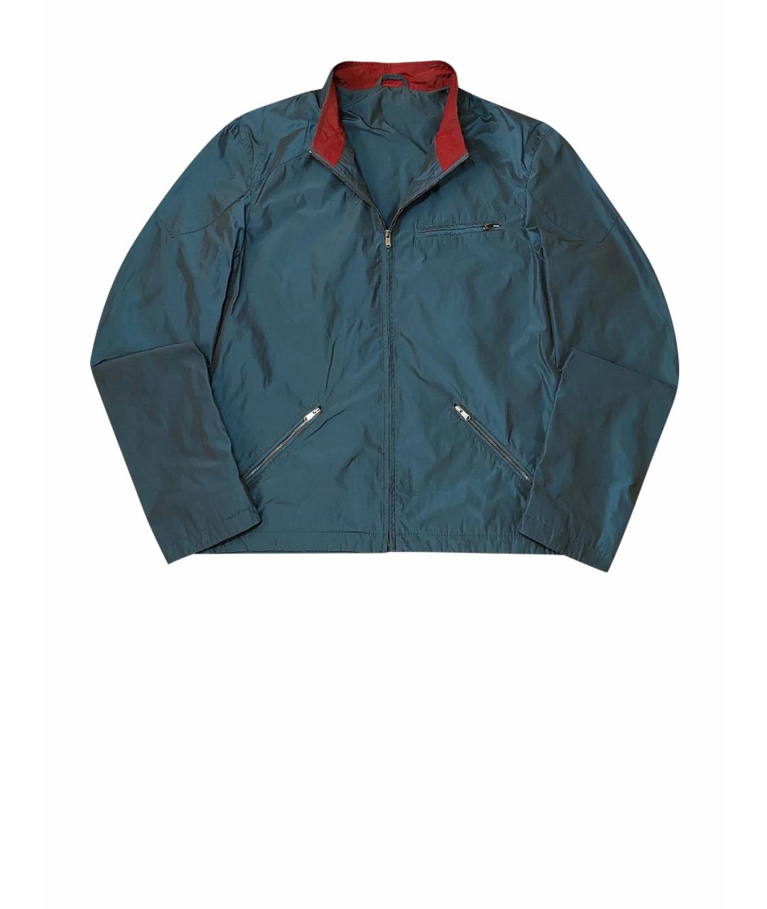 HUGO BOSS Синяя полиэстеровая куртка, фото 1