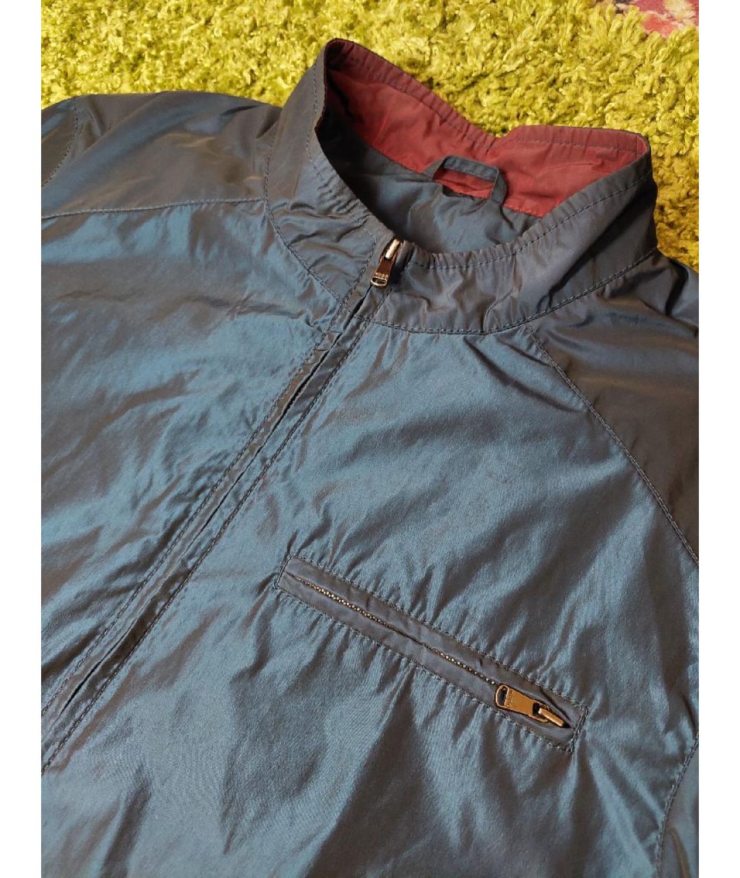 HUGO BOSS Синяя полиэстеровая куртка, фото 7