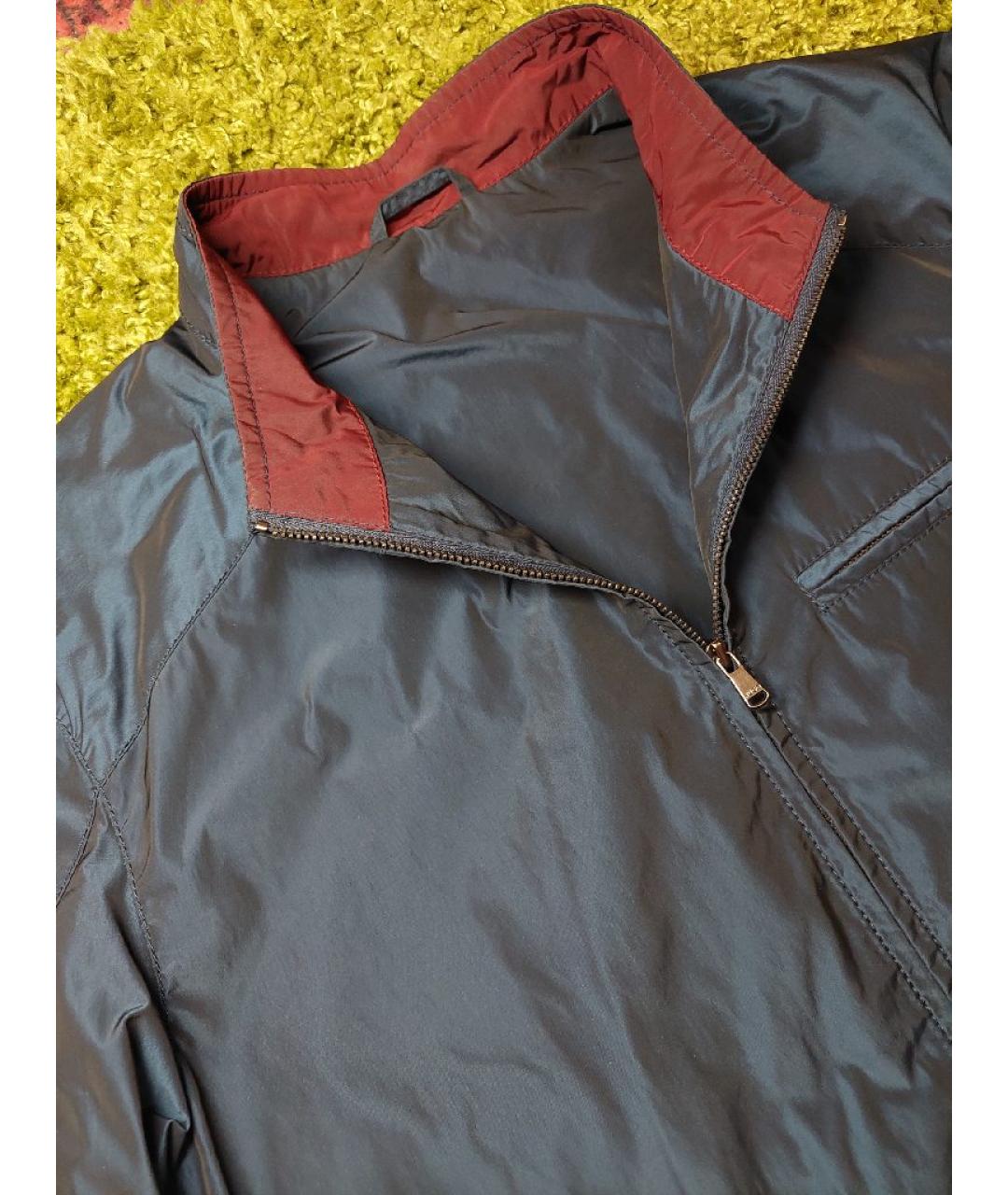 HUGO BOSS Синяя полиэстеровая куртка, фото 4