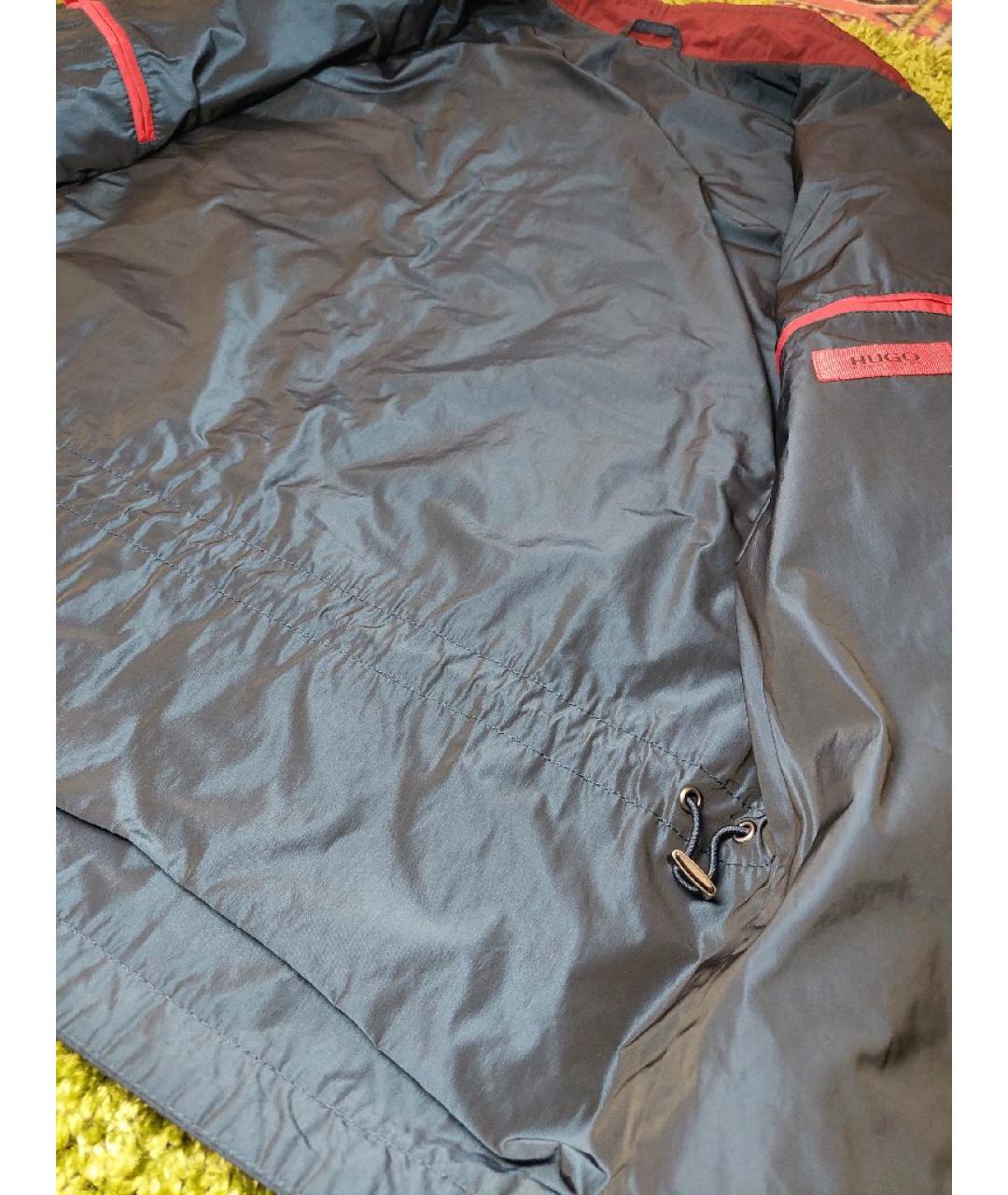 HUGO BOSS Синяя полиэстеровая куртка, фото 6