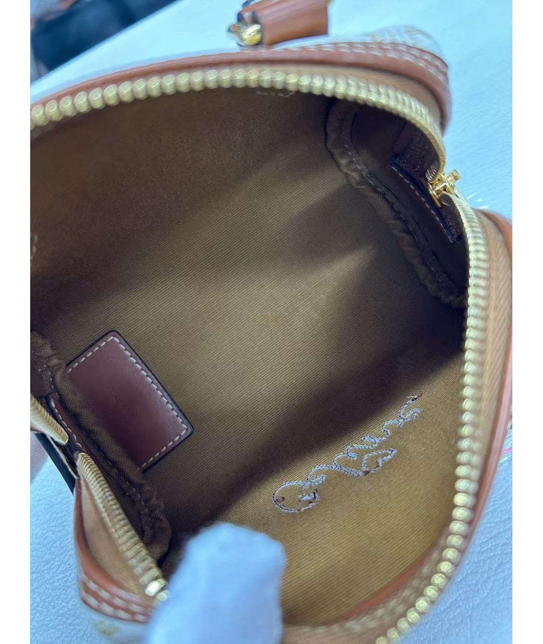 CELINE Белая сумка с короткими ручками, фото 6